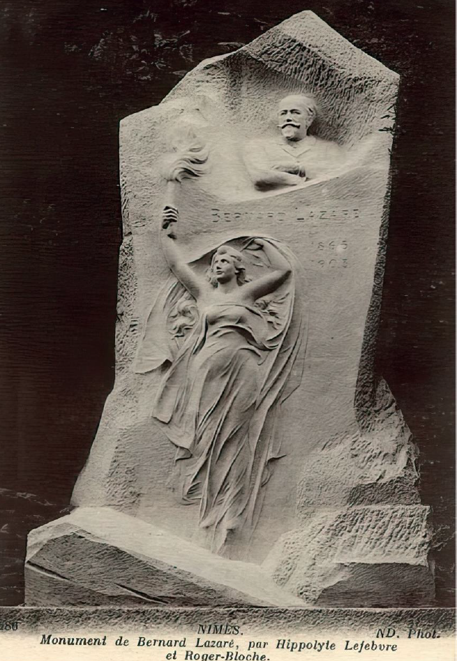 C&eacute;r&eacute;monie de d&eacute;voilement du monument en hommage &agrave; Bernard Lazare - 14 d&eacute;cembre 2025