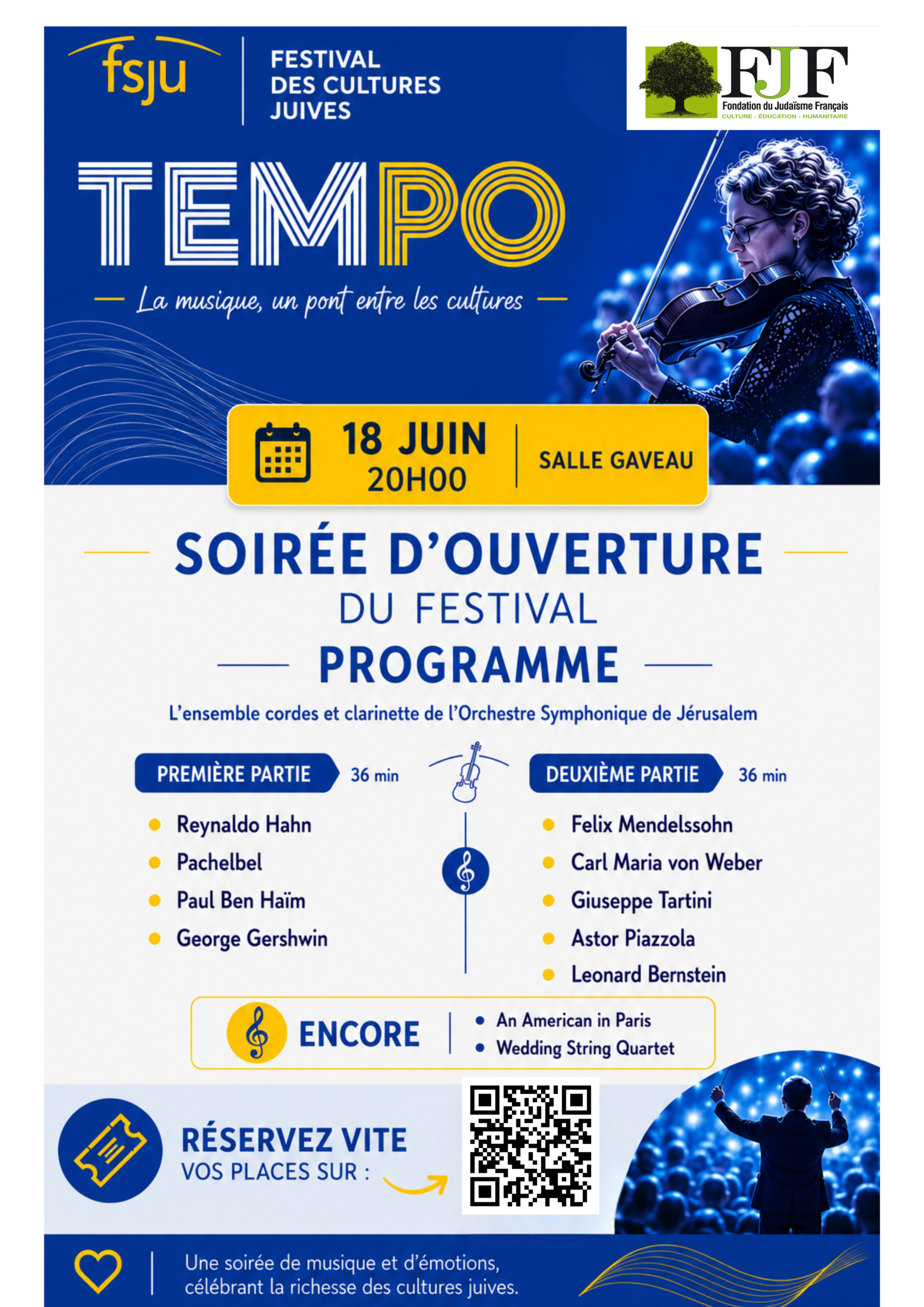 L'ouverture du Festival des Cultures Juives